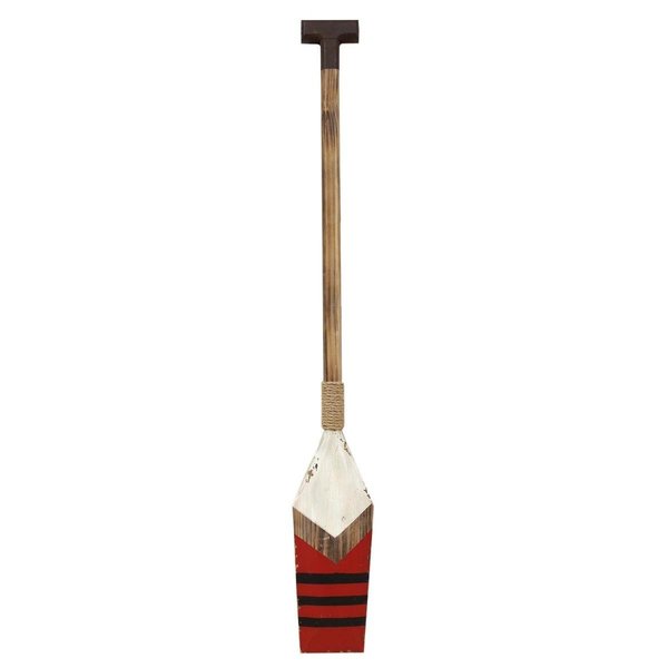 Home Roots Red Nautical Oar Wall Decor 321136